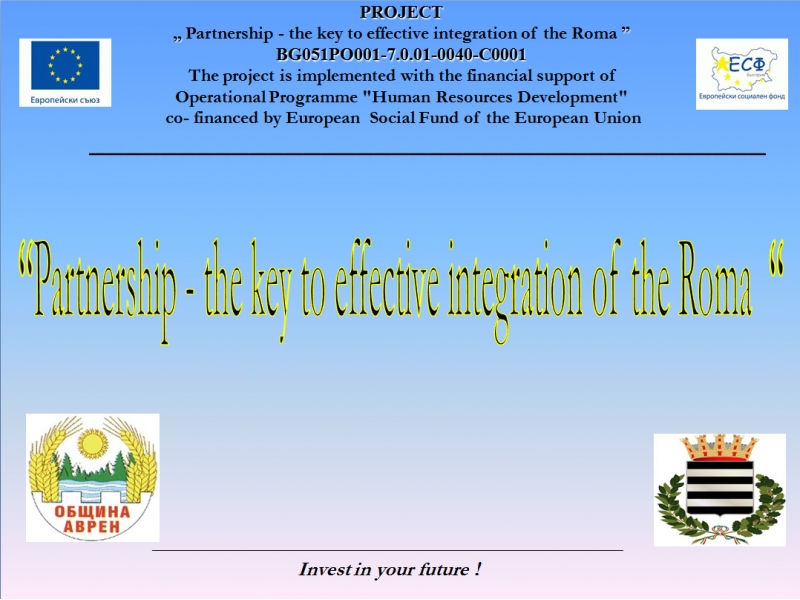 Partnership - the key to effective integration of the Roma